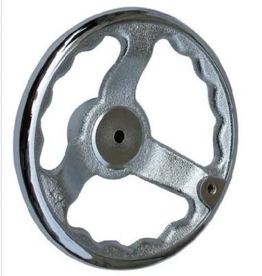 OEM pièces de coulée en fer de fonte roue de main en fer de coulée pour machines agricoles