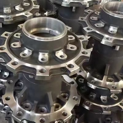 Pièces de coulée en métal pour roues de fer ductiles sur mesure avec usinage de précision