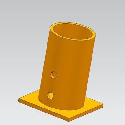 GGG50 Couverture de fonte en fer ductile Parties de fonte en fer pour machines industrielles