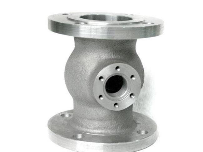 Fer ductile GGG50 Pièces moulées en fer de fonte Corps de soupape à billes moulées pour machines de construction
